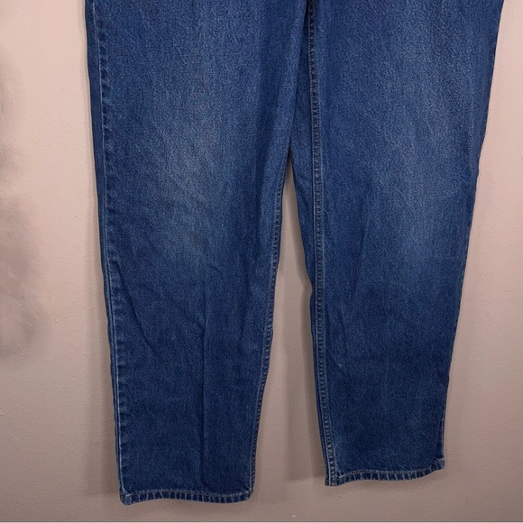 Vintage 40x30 Levis Jeans Straight Leg Relaxed Fit Classic Blue Denim Western - Picture 12 of 12